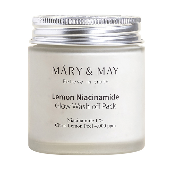Маска для обличчя Mary &amp; May Lemon Niacinamide Glow Wash Off Pack з ніацинамідом та лимоном, 125 г